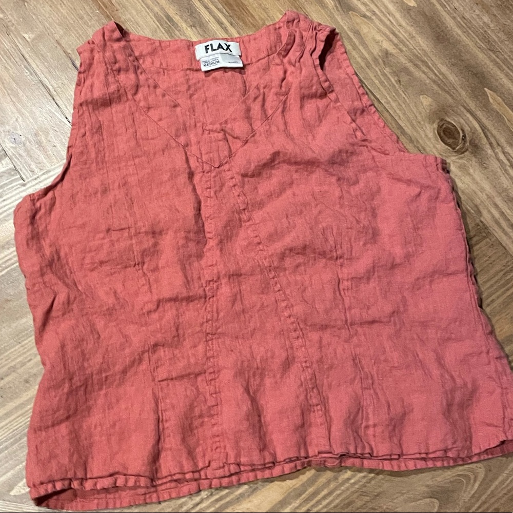 FLAX linen tank